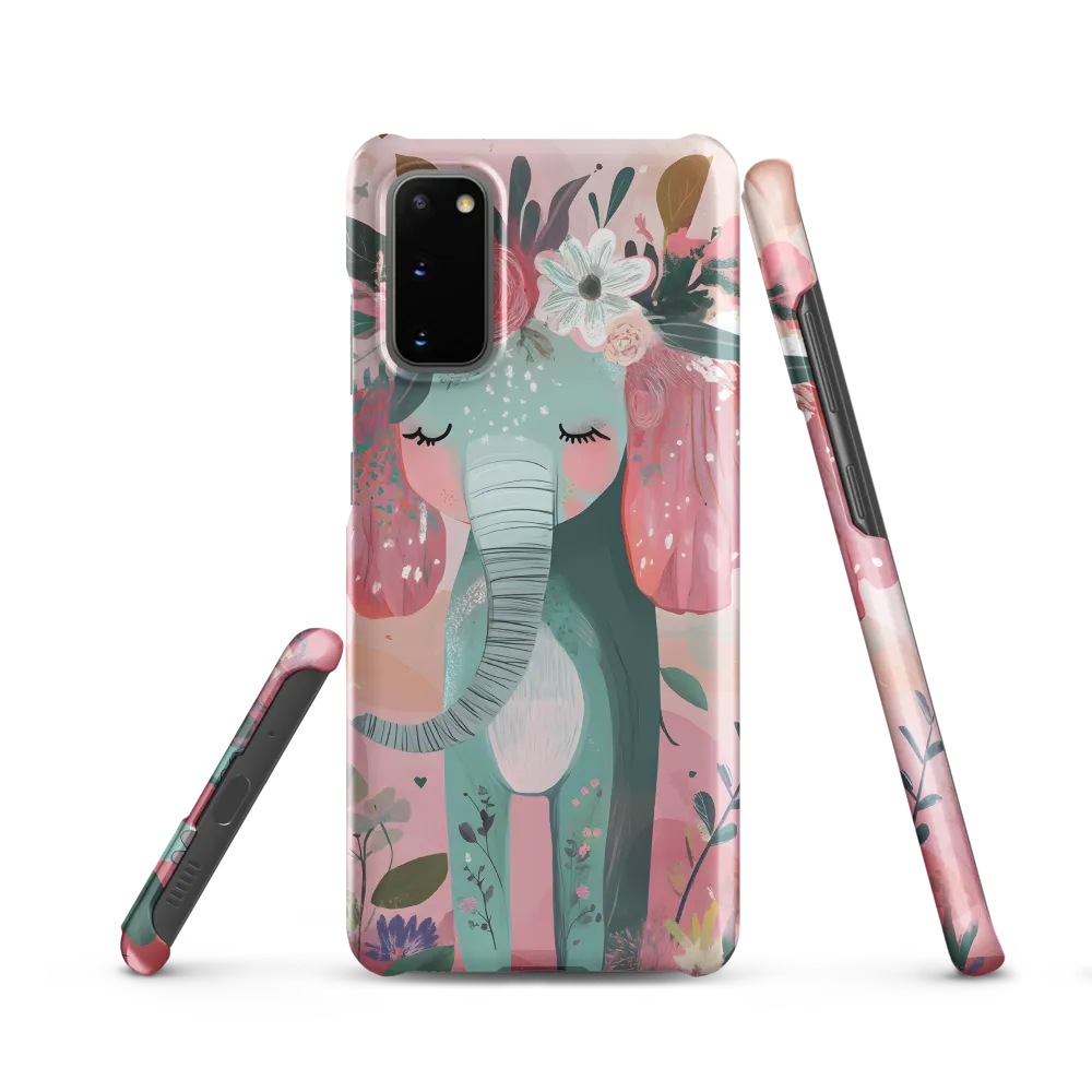 Whimsical Elephant in Bloom