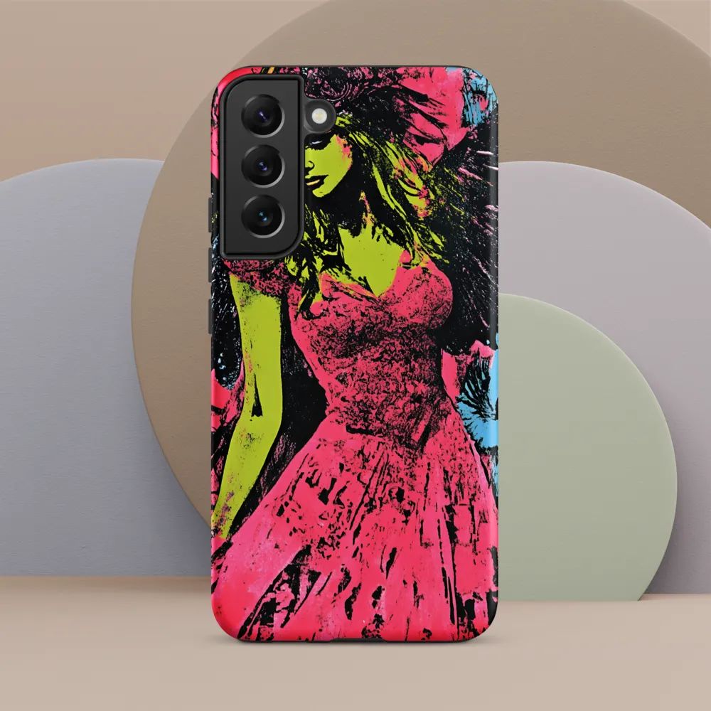 Mystical Angel in Neon Dreams