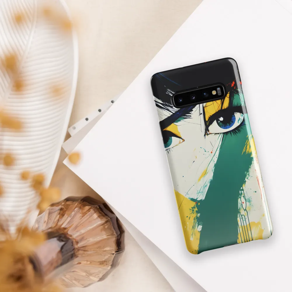 Eyes of Intrigue | Phone Case |  S10 Plus | Snap Case | Glossy