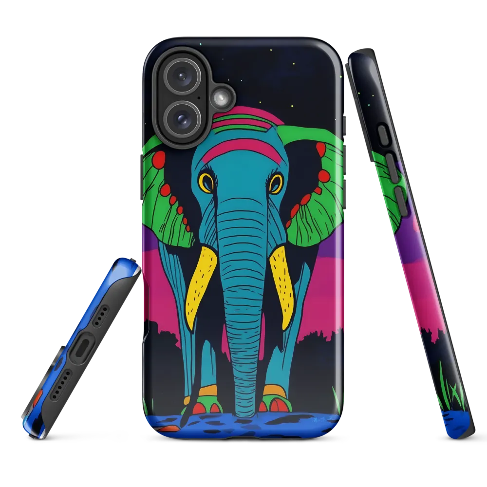 Whimsical Majesty: The Vibrant Elephant