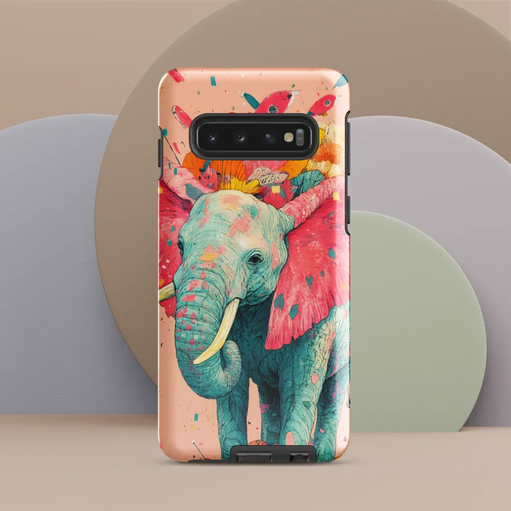 Whimsical Elegance: The Floral Elephant