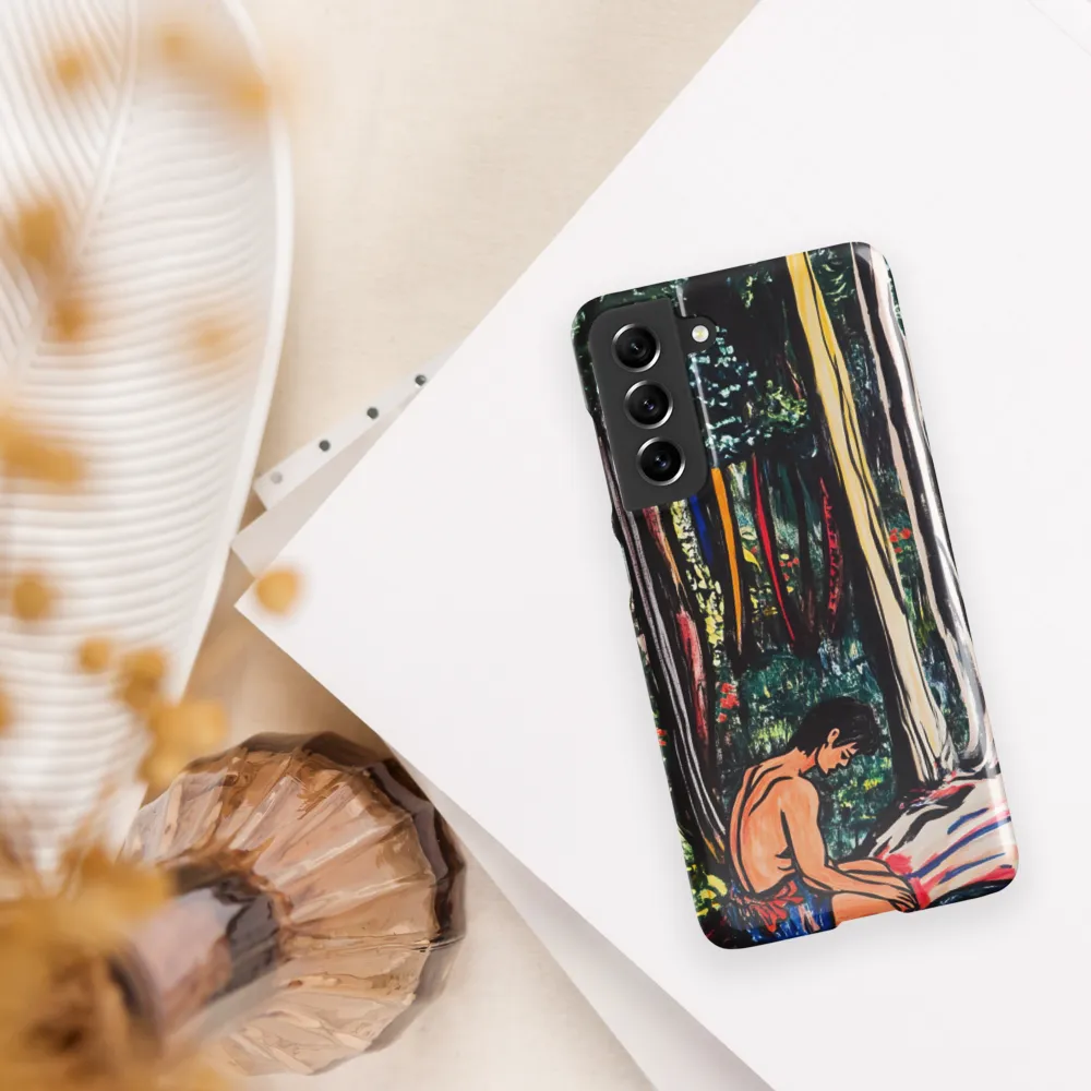 Contemplation in Nature | Phone Case |  S21 FE | Snap Case | Glossy