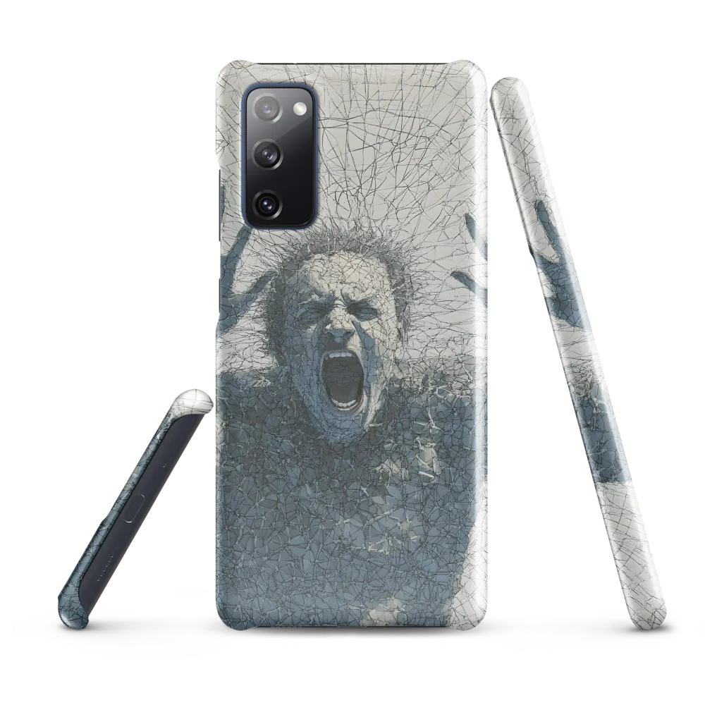 Breaking Free: An Expression of Anguish | Phone Case |  S20 FE | Snap Case | Glossy