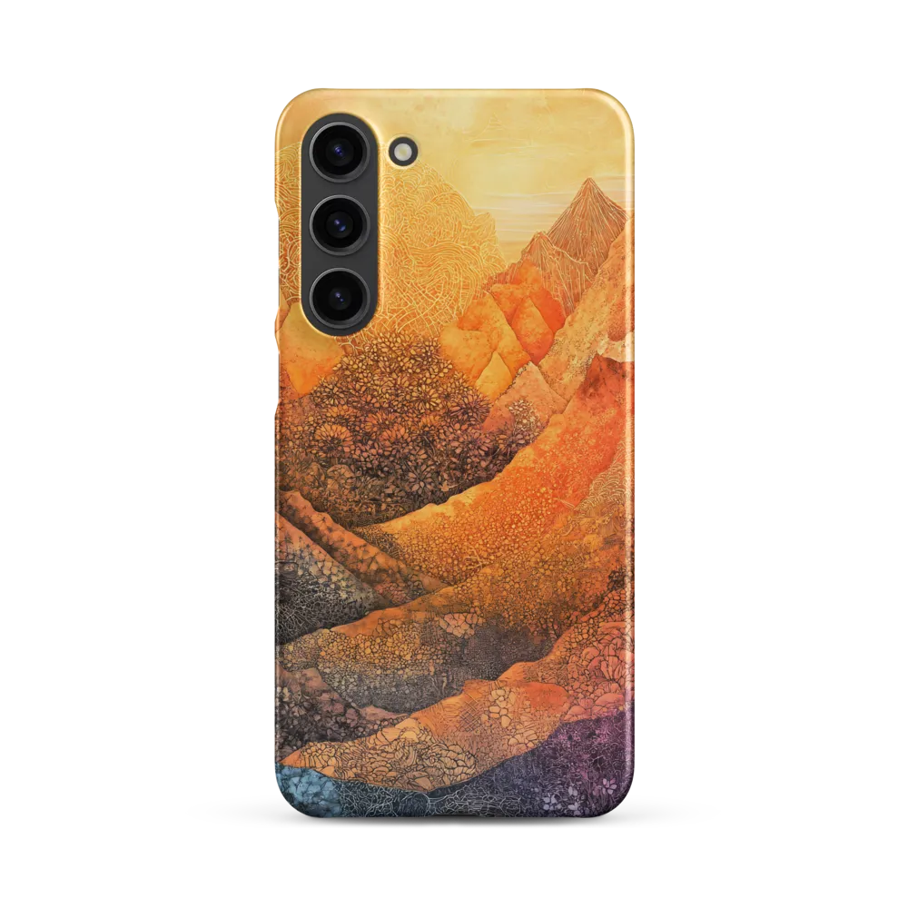 Serene Peaks of Color