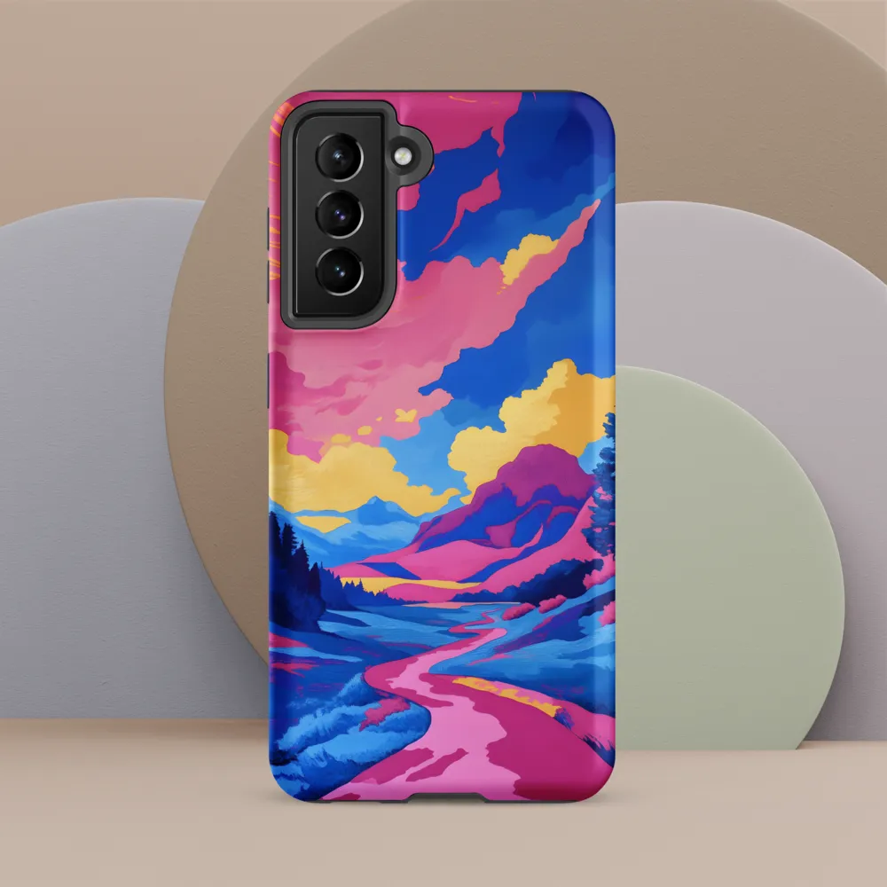 Dreamscape: The Serene River | Phone Case |  S21 FE | Tough Case | Matte