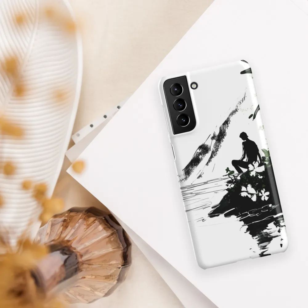Contemplation by the Water | Phone Case |  S21 Plus | Snap Case | Matte