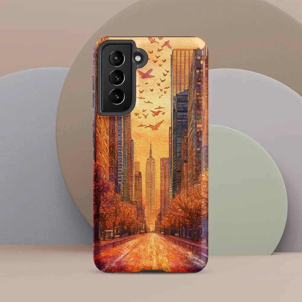 Urban Serenity at Dusk