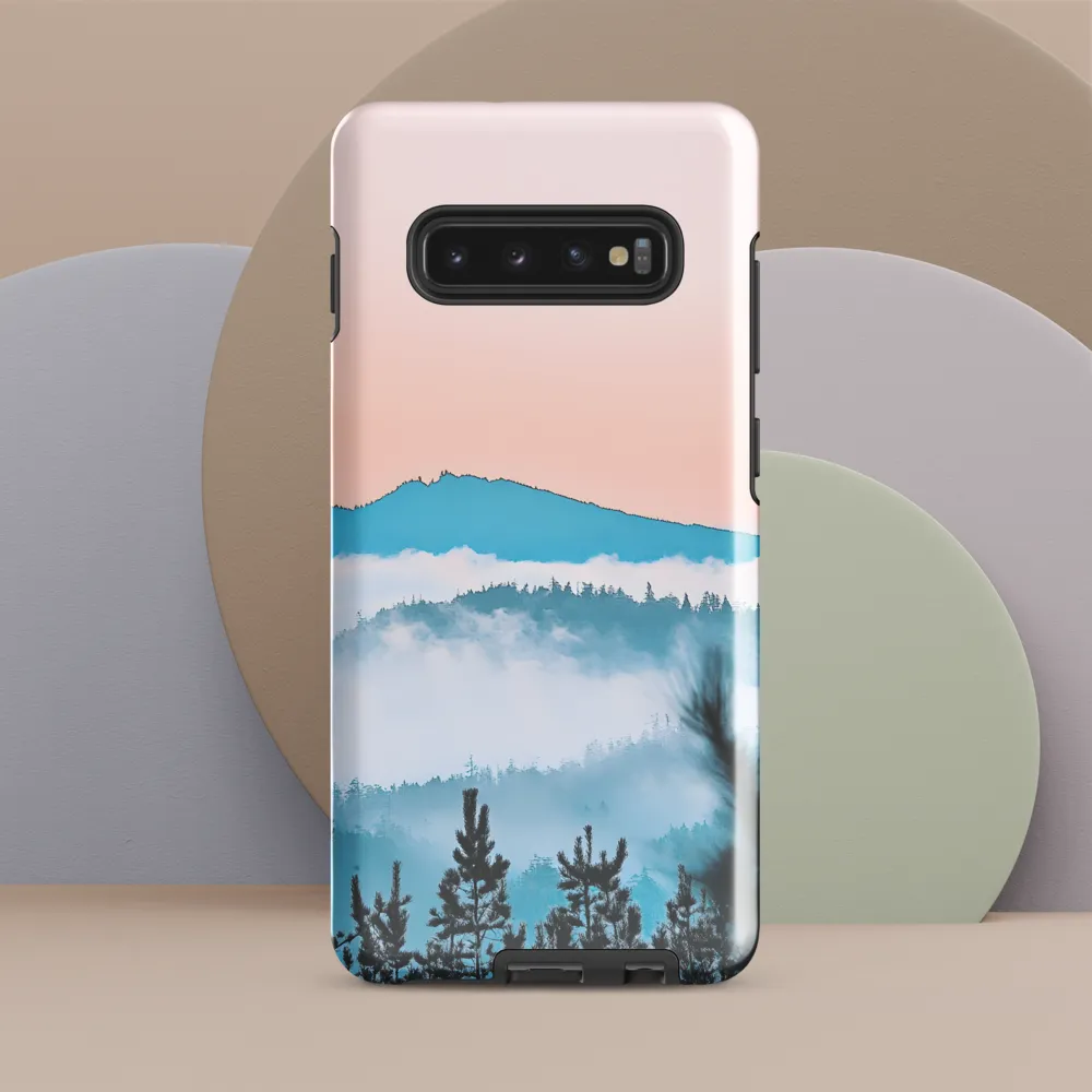 Tranquil Dawn Over Mountains | Phone Case |  S10 Plus | Tough Case | Glossy