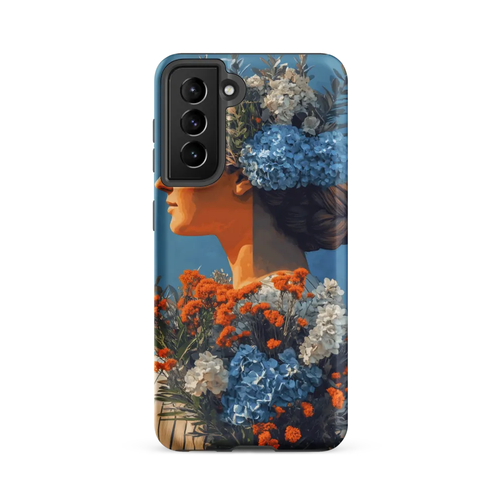 Floral Reverie: A Portrait of Serenity