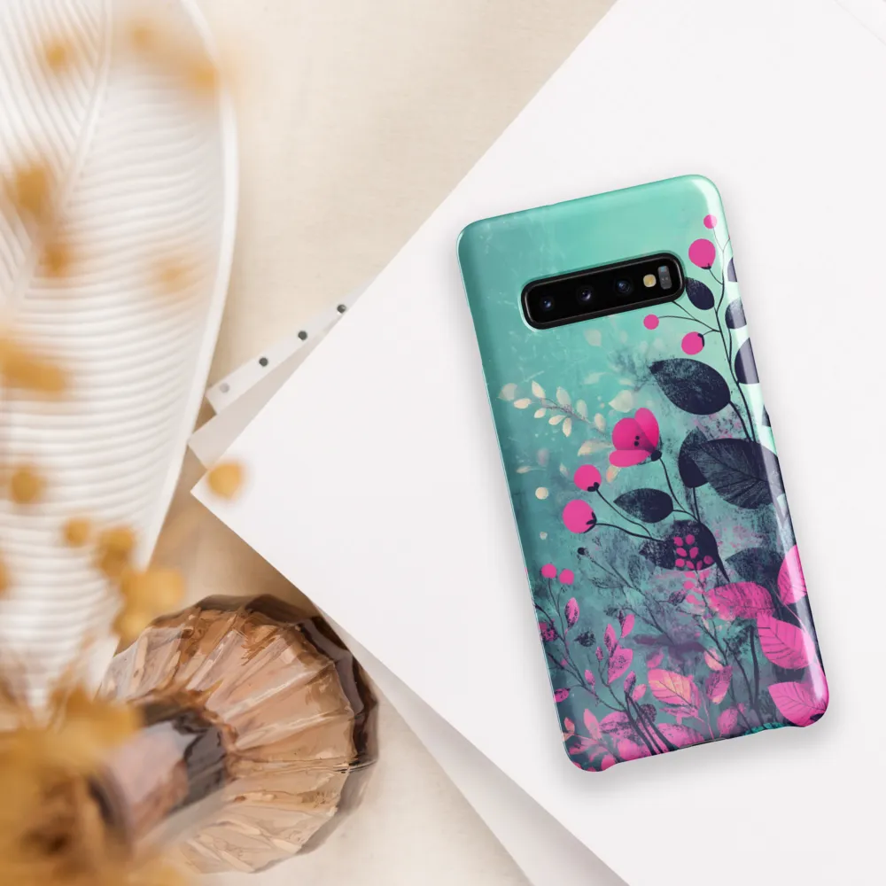 Whimsical Floral Harmony | Phone Case |  S10 Plus | Snap Case | Glossy