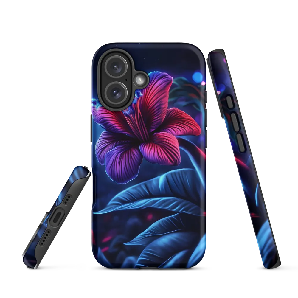 Illuminated Serenity: The Surreal Blossom | Phone Case