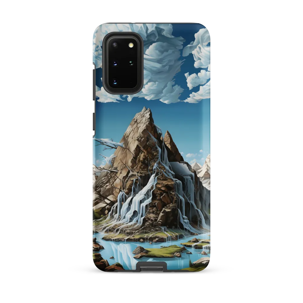 Majestic Cascade: A Mountain Masterpiece