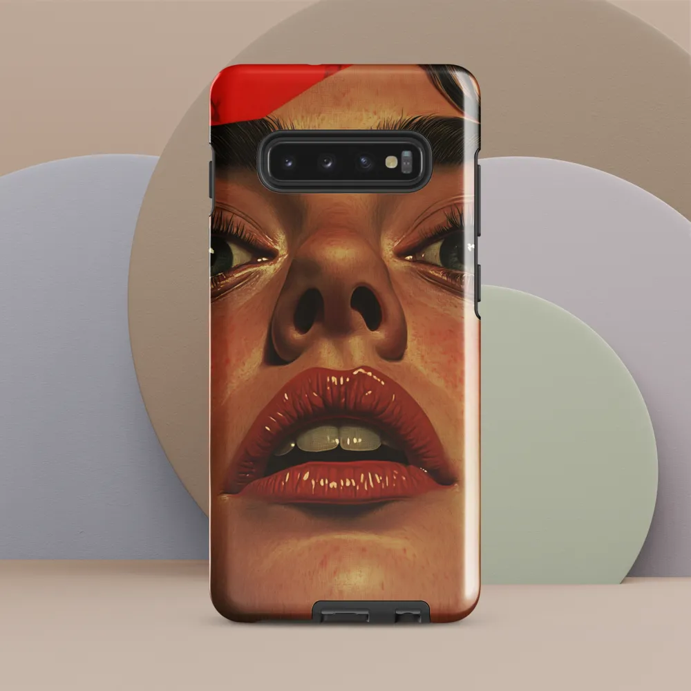 Intense Gaze | Phone Case |  S10 Plus | Tough Case | Glossy