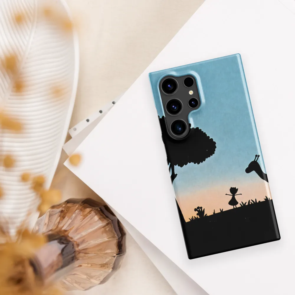 Curiosity in the Silhouette | Phone Case |  S24 Ultra | Snap Case | Matte