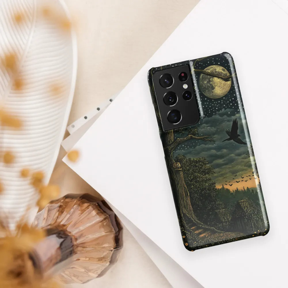 Mystical Nightscape Under the Full Moon | Phone Case |  S21 Ultra | Snap Case | Glossy
