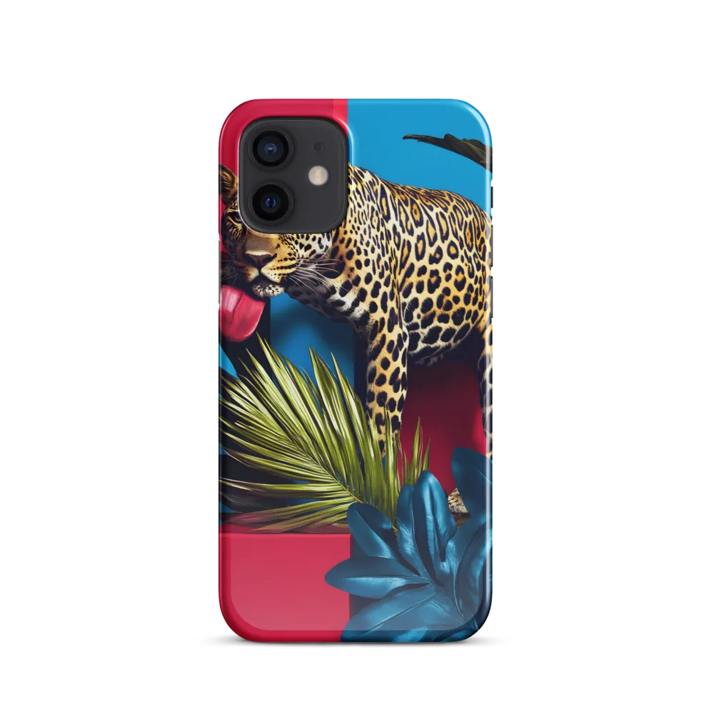 Playful Leopard in Vibrant Paradise