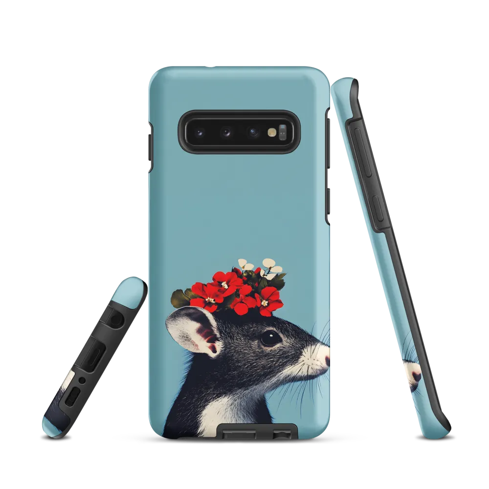 Whimsical Flora: A Mouse's Floral Crown