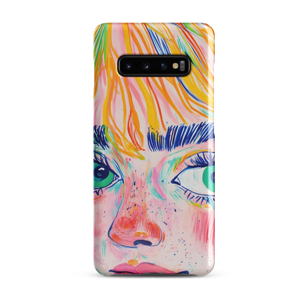 Vibrant Gaze | Phone Case |  S10 Plus | Snap Case | Glossy