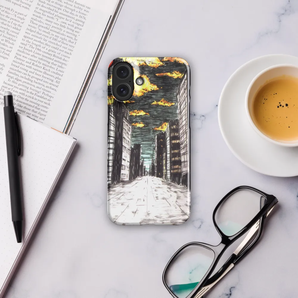 Eclipsed Cityscape