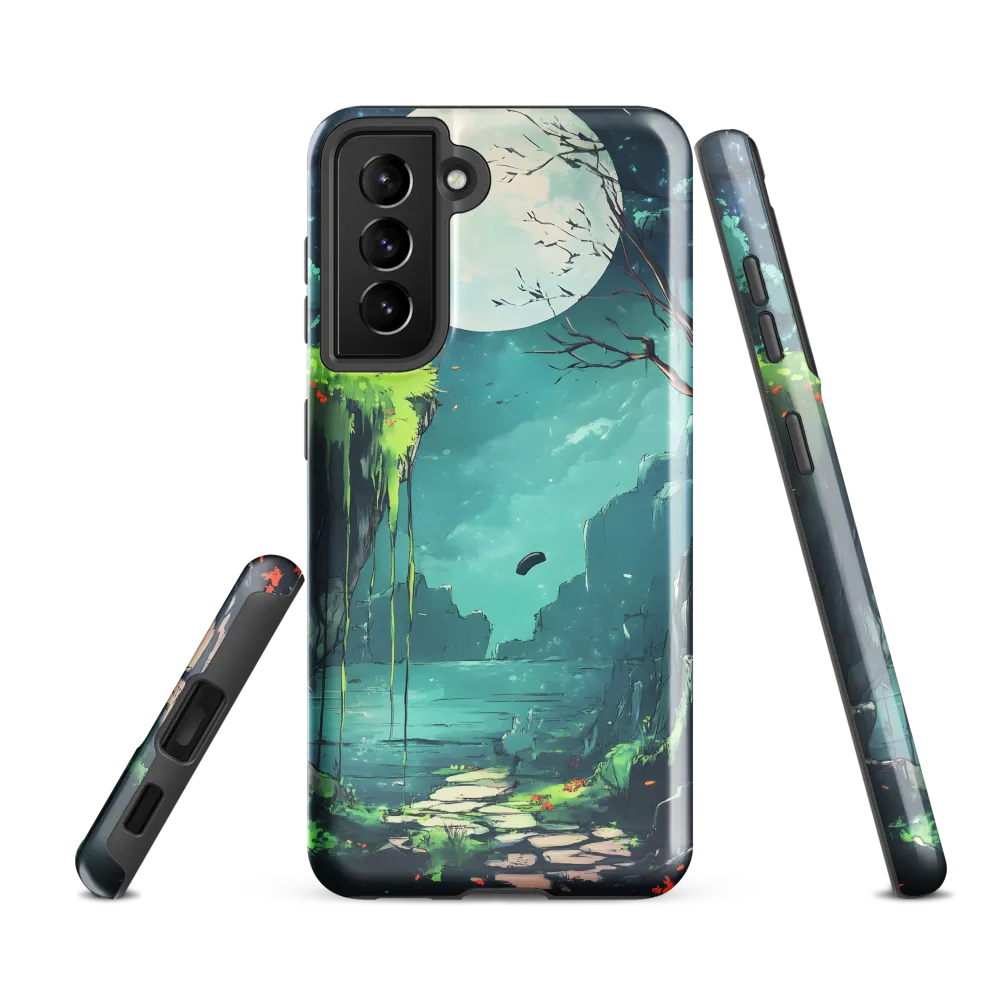 Moonlit Serenity: A Fantastical Landscape