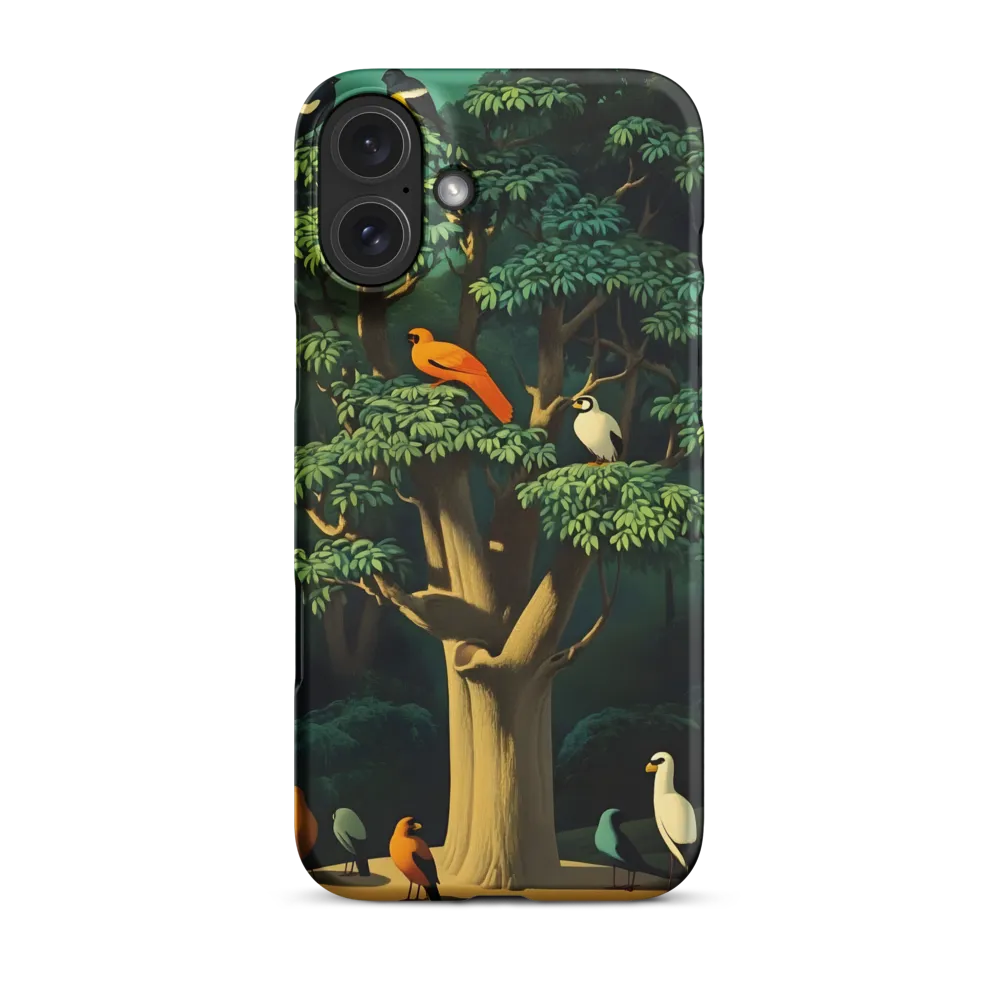 Harmony in Color: A Surreal Bird Symphony