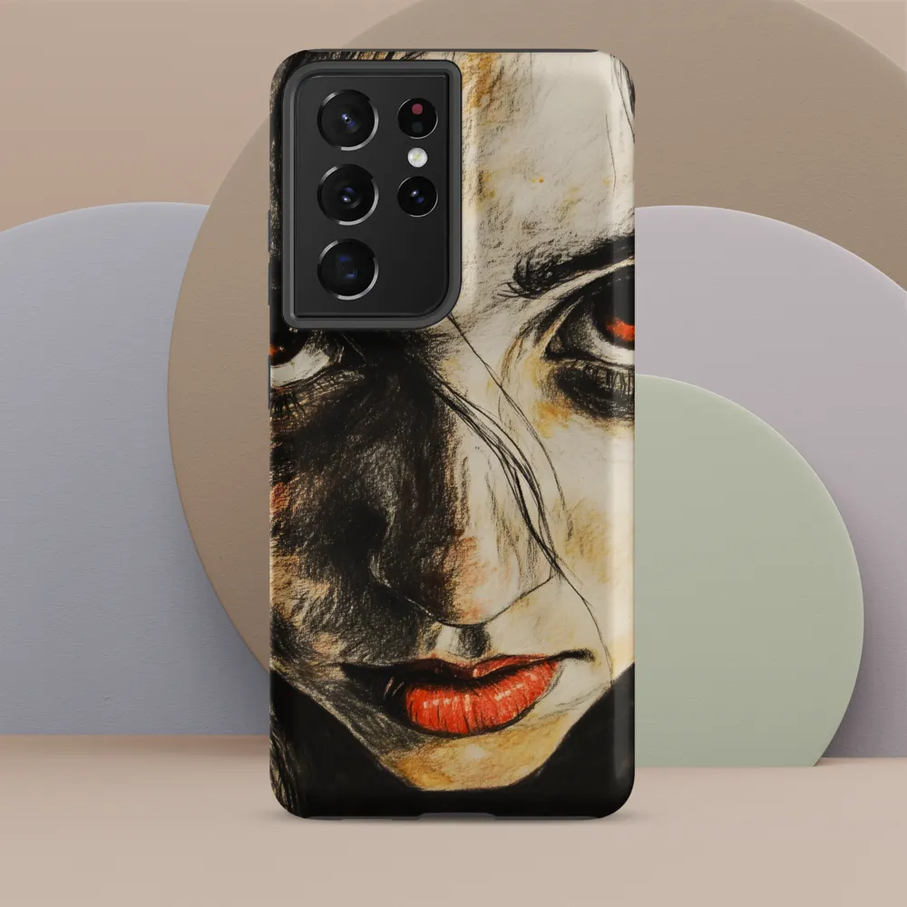Gaze of Intensity | Phone Case |  S21 Ultra | Tough Case | Matte