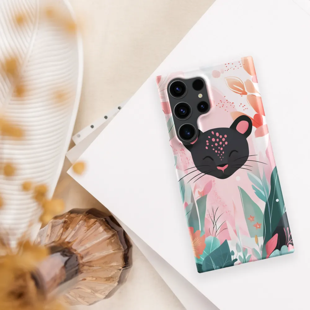 Whimsical Panther in Bloom