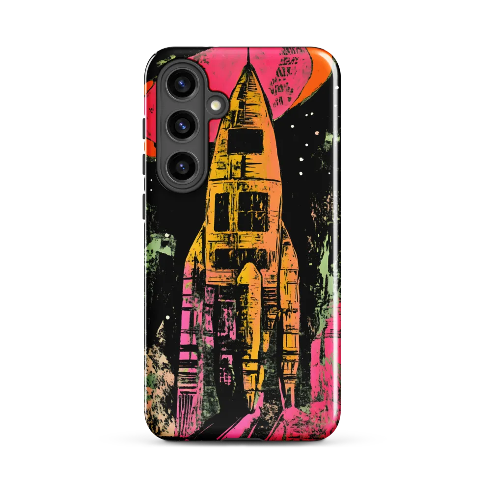 Cosmic Voyage: A Surreal Rocket Adventure