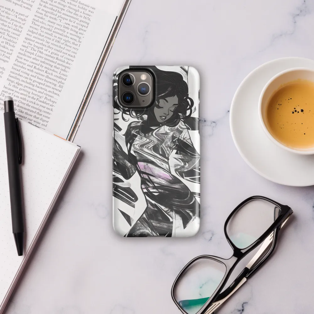 Fluid Grace: The Dance of Shadows | Phone Case |  11 Pro | Snap Case | Glossy