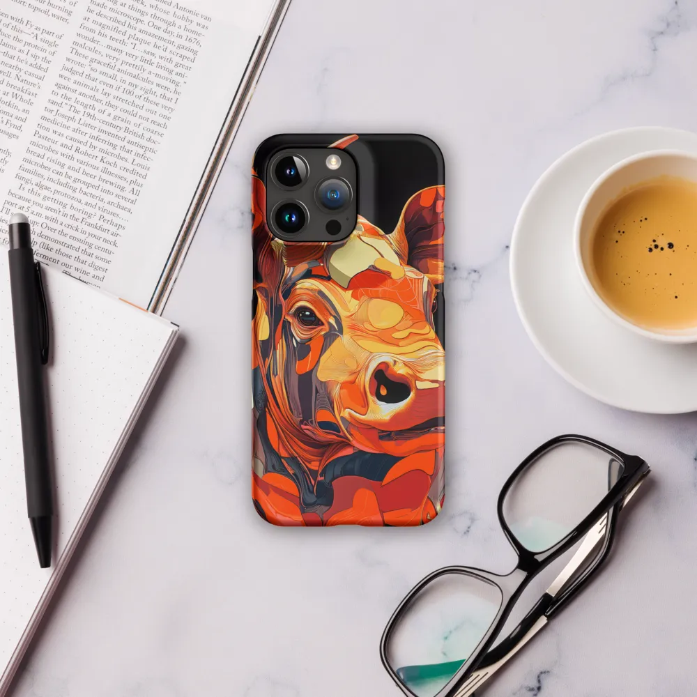 Modern Serenade: The Vibrant Cow
