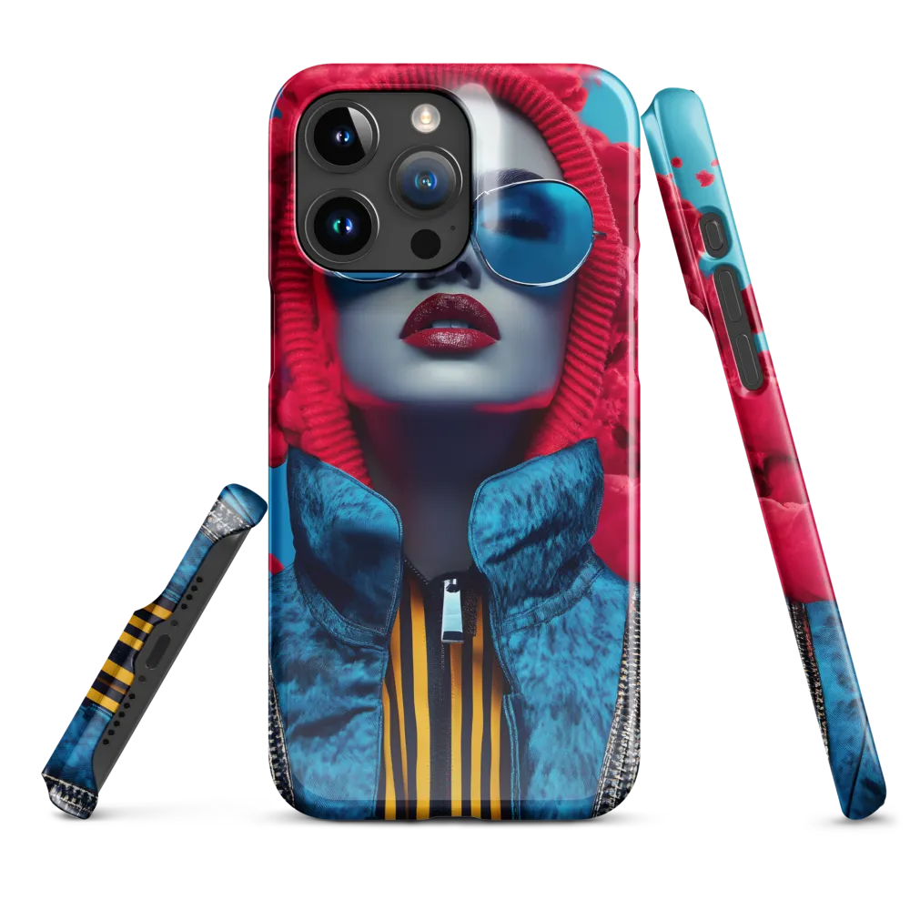 Bold Elegance in Digital Fashion | Phone Case |  15 Pro Max | Snap Case | Glossy