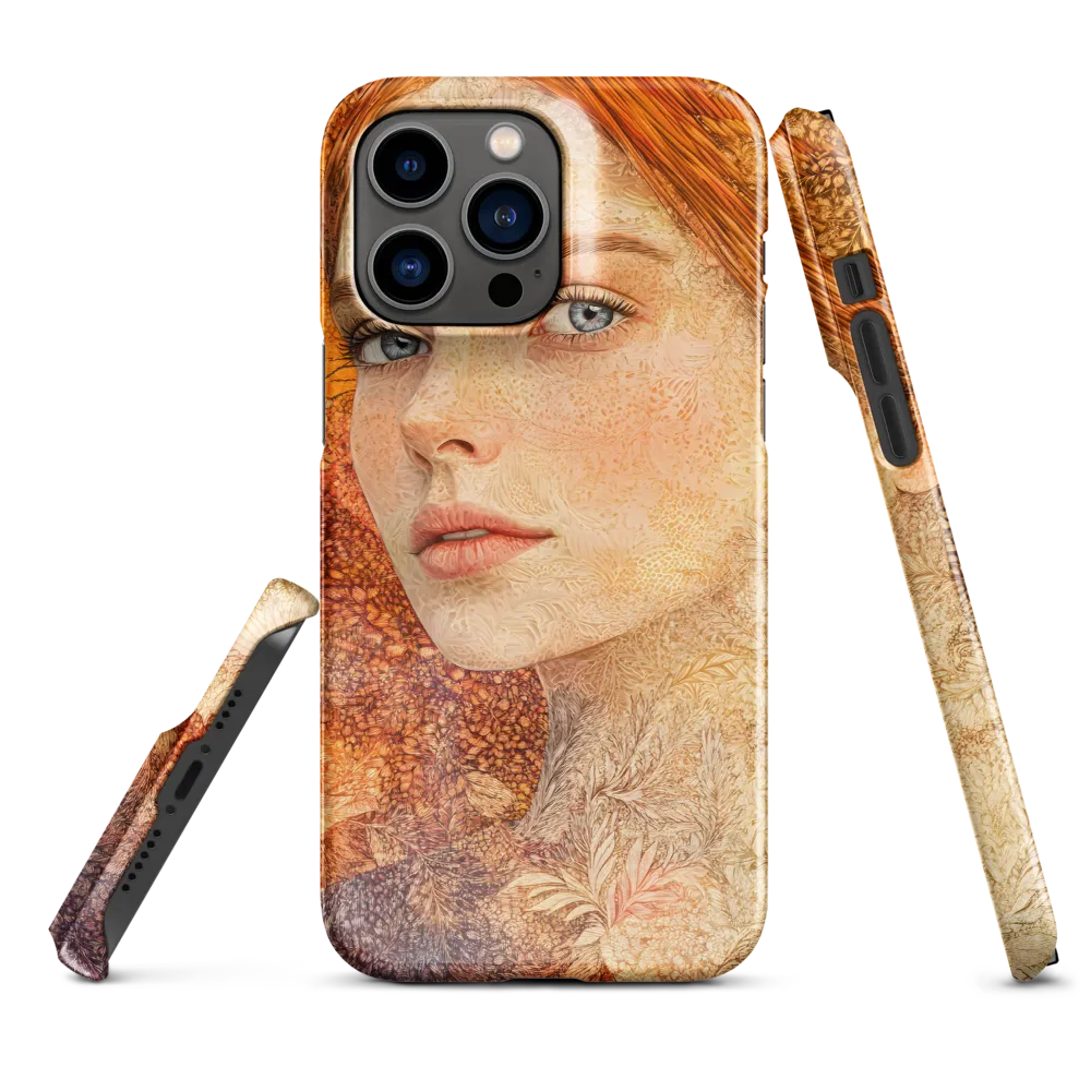 Embracing Autumn's Glow | Phone Case |  14 Pro Max | Snap Case | Glossy