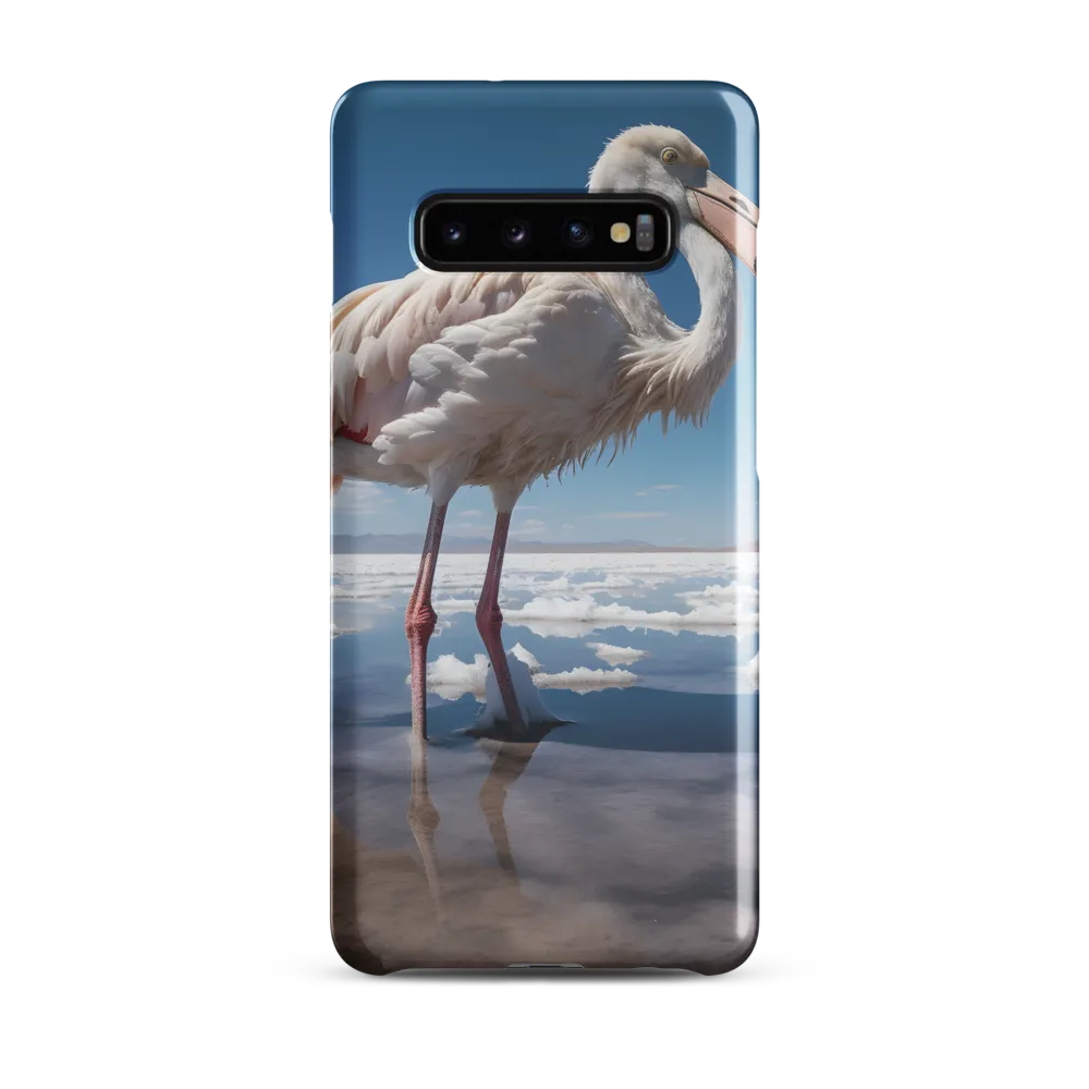 Graceful Solitude of a Flamingo | Phone Case |  S10 Plus | Snap Case | Glossy