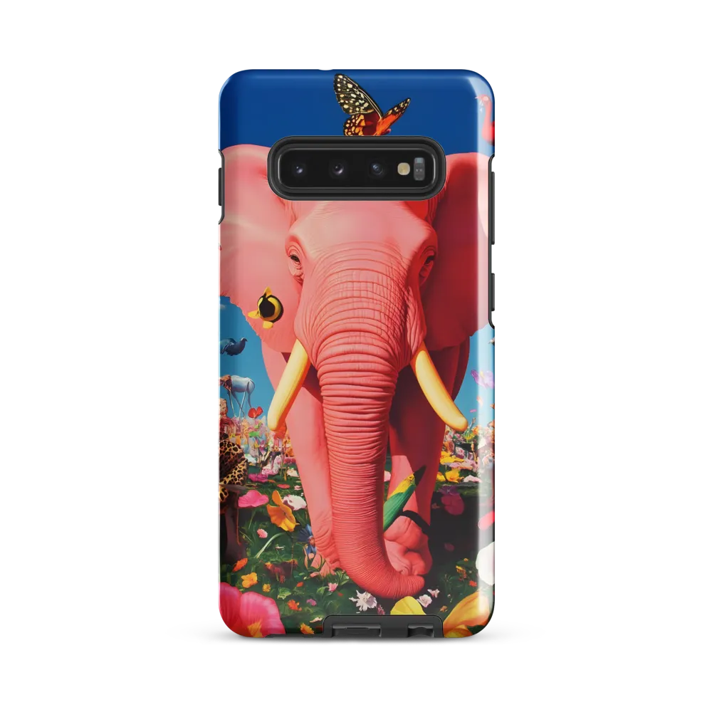 Surreal Garden: The Pink Elephant | Phone Case |  S10 Plus | Tough Case | Glossy