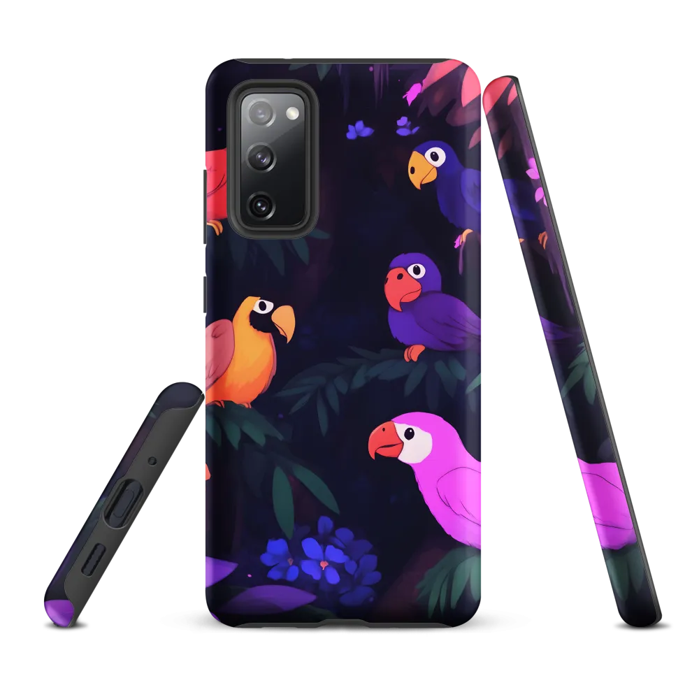 Tropical Parrot Playground | Phone Case |  S20 FE | Tough Case | Matte