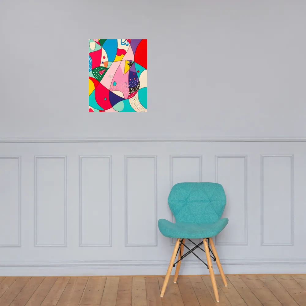Playful Geometry in Color | Poster | 16″×20″