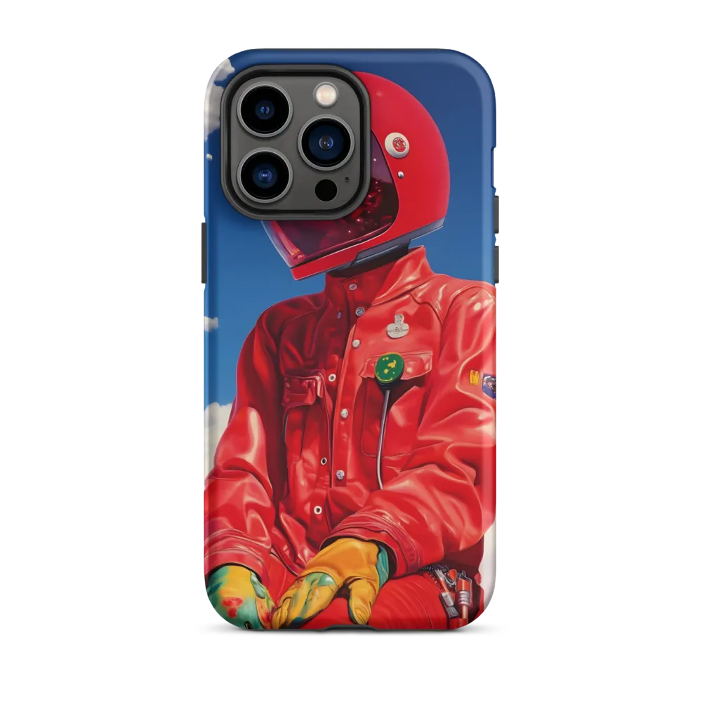 Astronaut in Crimson