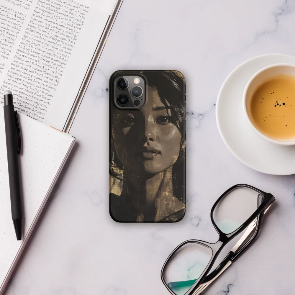 Golden Gaze: A Contemporary Portrait
