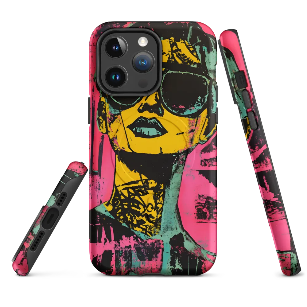 Confident Portrait in Neon Colors