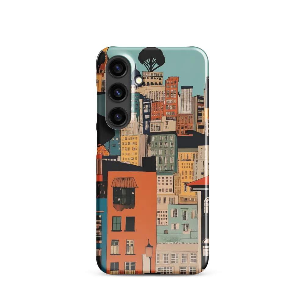Urban Fusion: A Colorful Cityscape