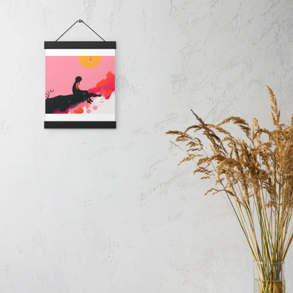 Whispers of the Sun | Poster With Black Wood Hanger | 8″×10″