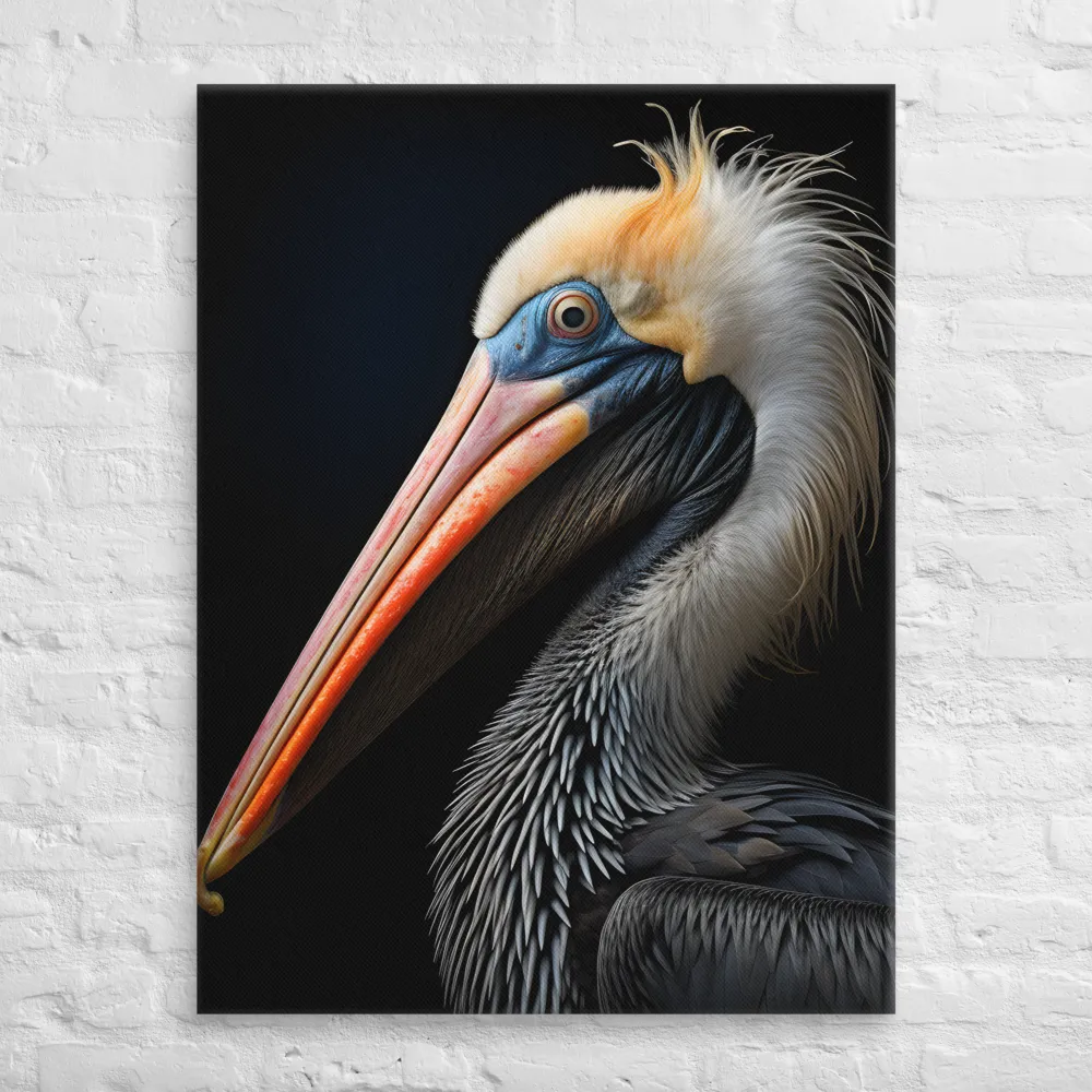 Majestic Portrait of a Pelican | Canvas | 30″×40″
