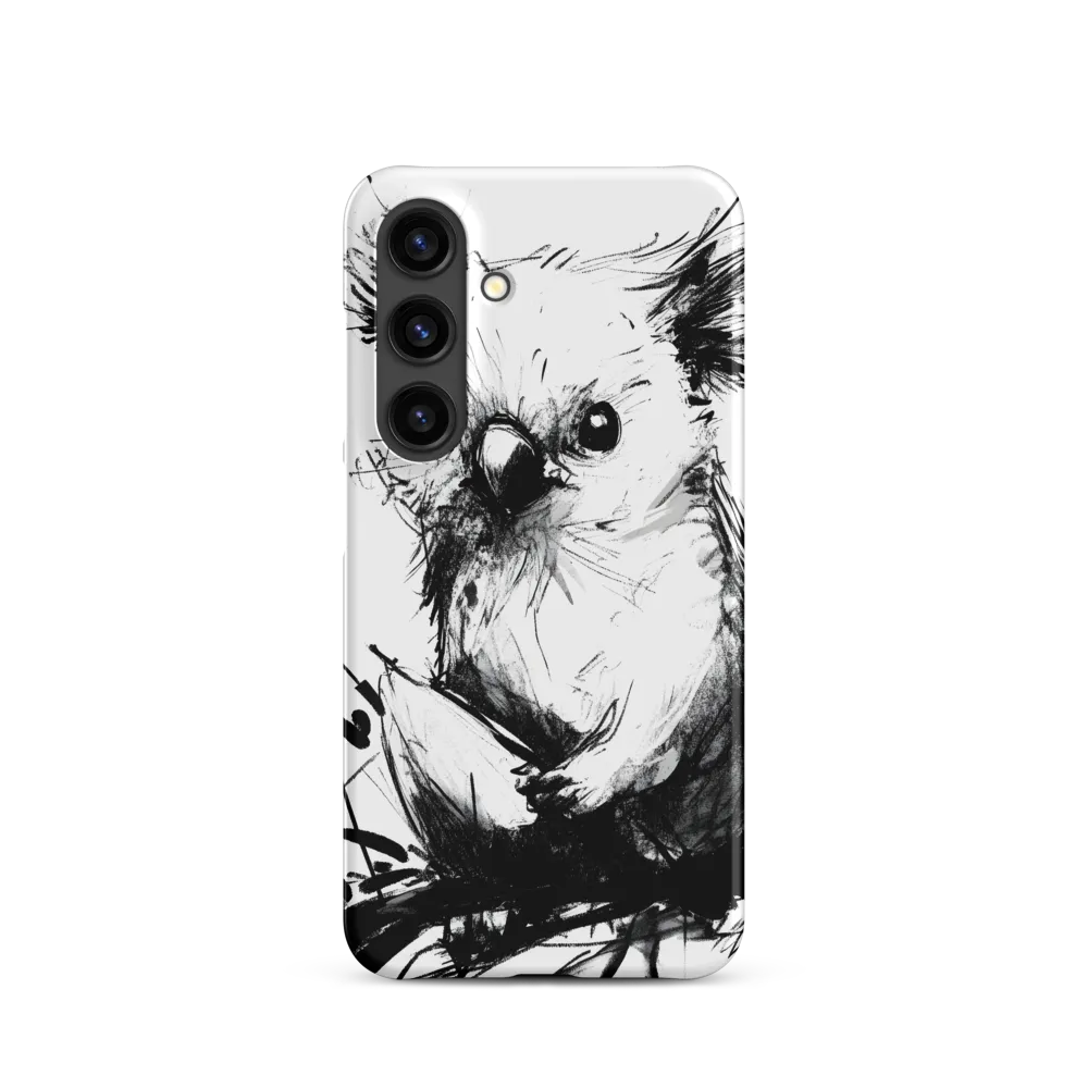 Whimsical Koala in Ink | Phone Case |  S24 | Snap Case | Matte