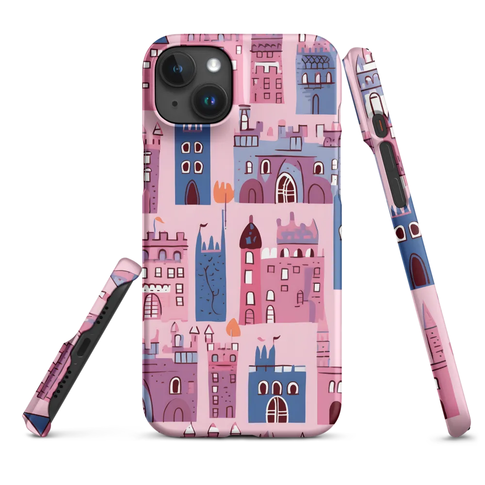 Whimsical Castles: A Playful Tapestry | Phone Case |  15 Plus | Snap Case | Matte