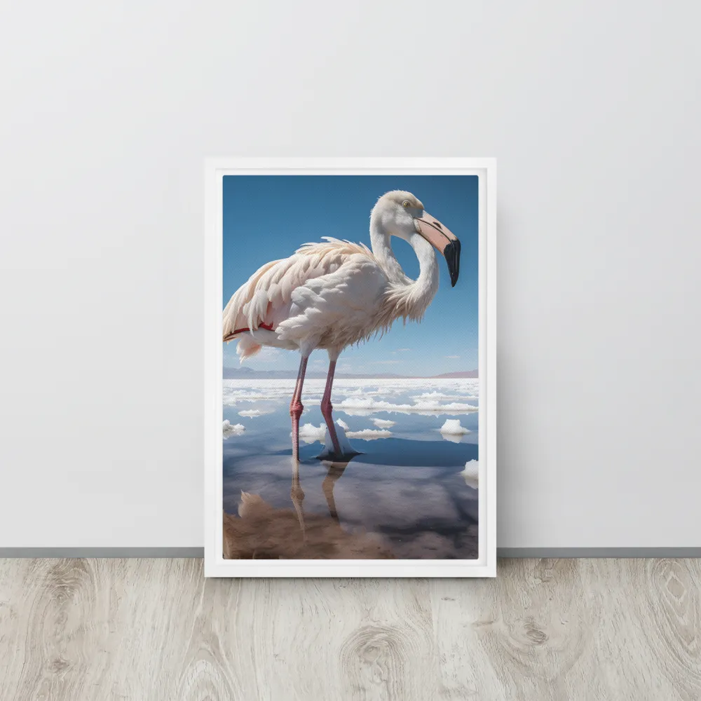 Graceful Solitude of a Flamingo