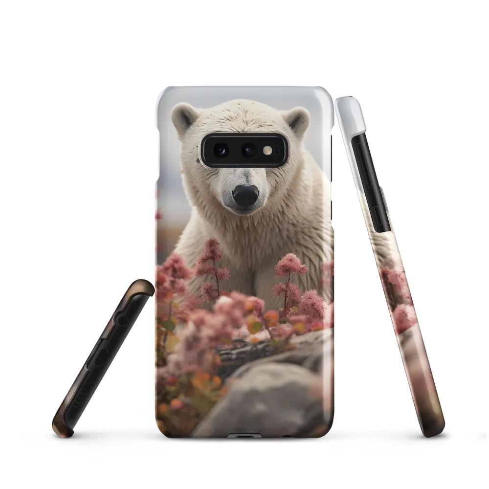Curiosity Among Blooms: The Polar Bear