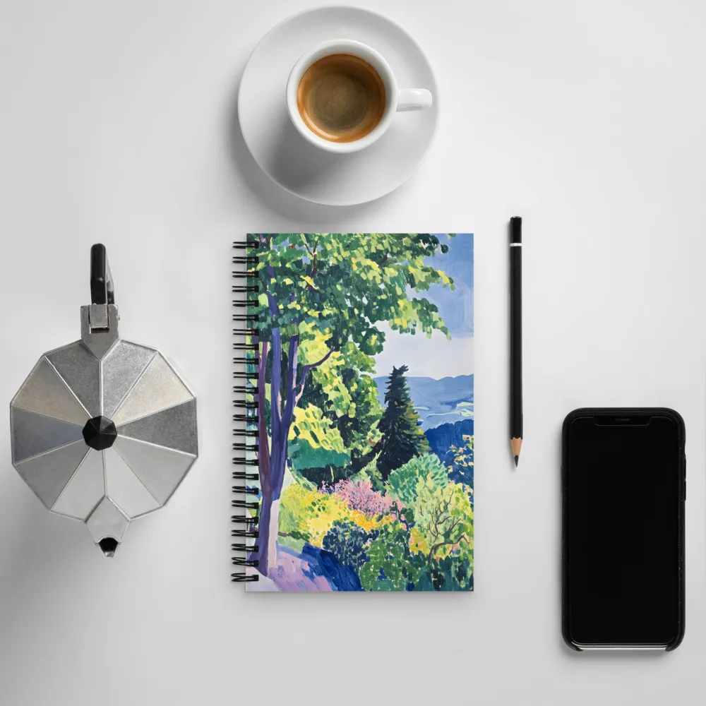 Tranquil Oasis in Nature | Spiral Notebook