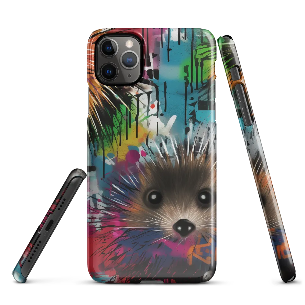 Whimsical Hedgehogs in a Kaleidoscopic Wonderland | Phone Case |  11 Pro Max | Snap Case | Glossy