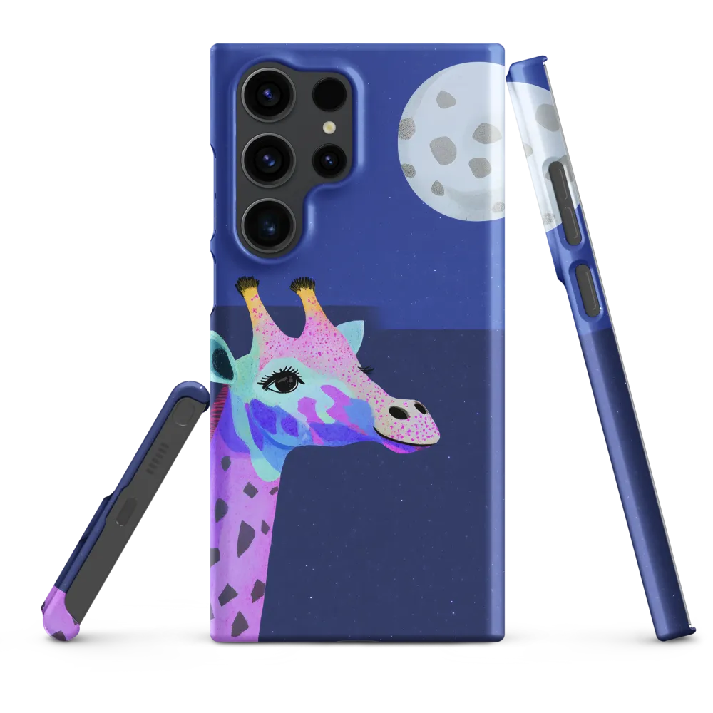 Whimsical Giraffe Under the Stars