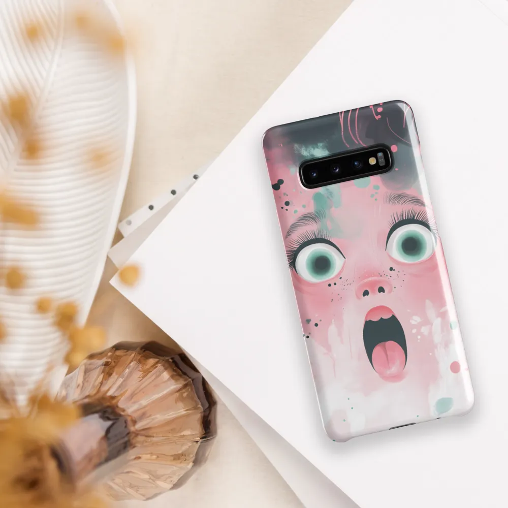 Expression of Surprise | Phone Case |  S10 Plus | Snap Case | Glossy